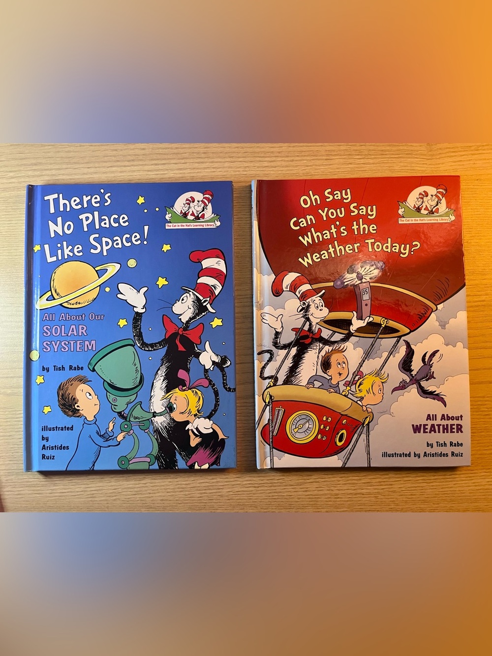 Dr. Seuss Red & Blue "What's the Weather Today?" Children's Book
